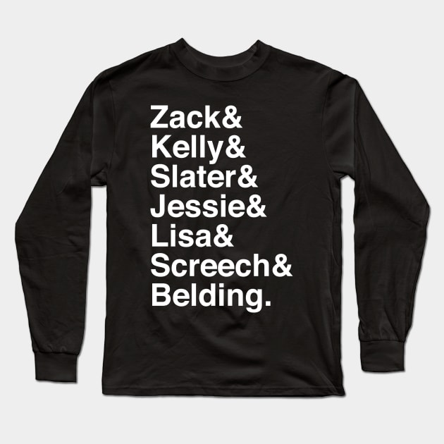 Saved By The Bell Long Sleeve T-Shirt by goodwordsco